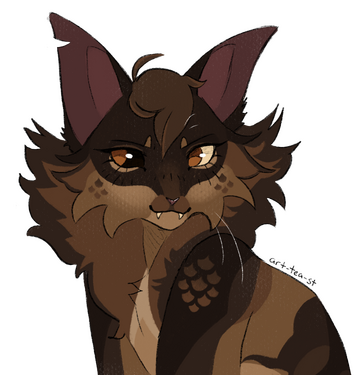 flat color, bust/headshot